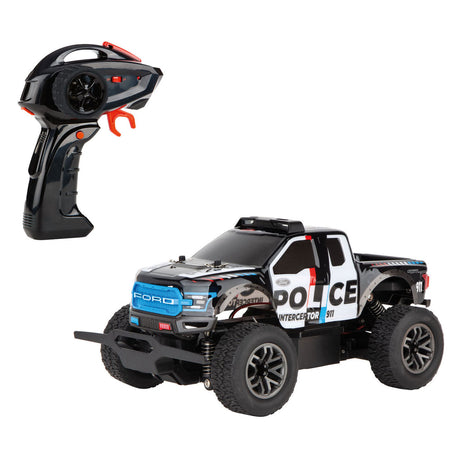 Carrera 2.4ghz ford f-150 raptor policía rc