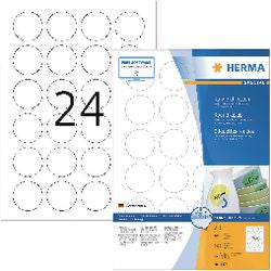 Herma etiquetas para muebles redondas 40 100 hojas DIN A4 2400 piezas 4476