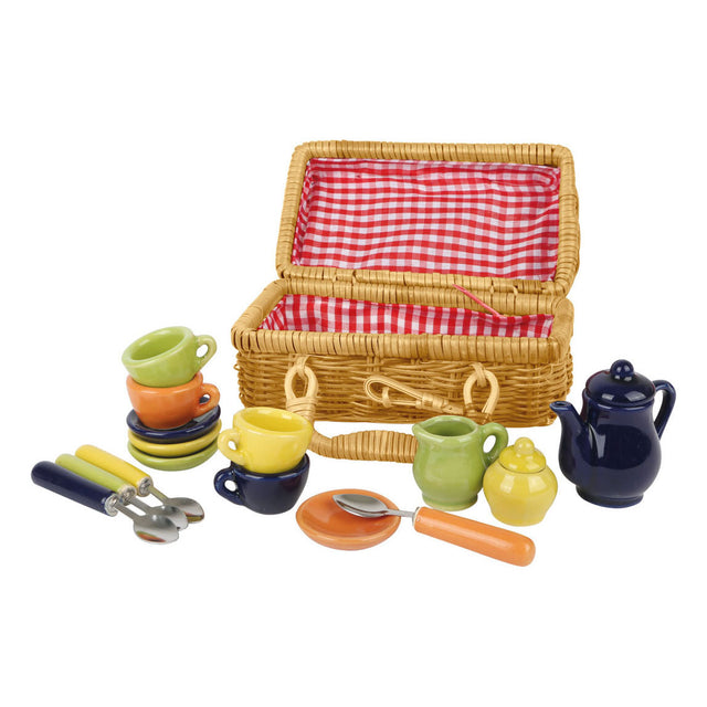 Small foot - cesta de picnic con vajilla