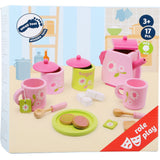 Small foot - juego de té de madera, 17 piezas.