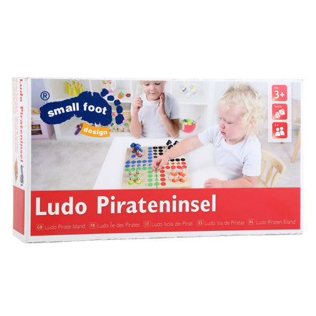 Small foot - isla pirata ludo de madera