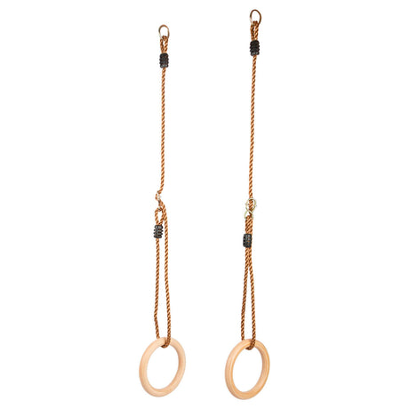 Pie pequeño - anillos de gimnasia de madera
