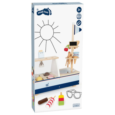 Small foot - Puesto de helados de madera, 21 uds.