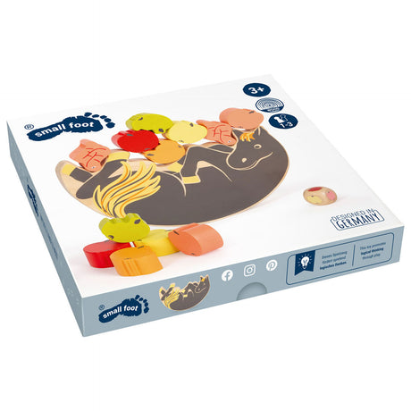Pequeño pie - Madre Balance Game Horse, 7dlg.