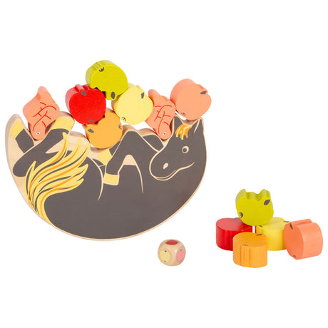 Pequeño pie - Madre Balance Game Horse, 7dlg.