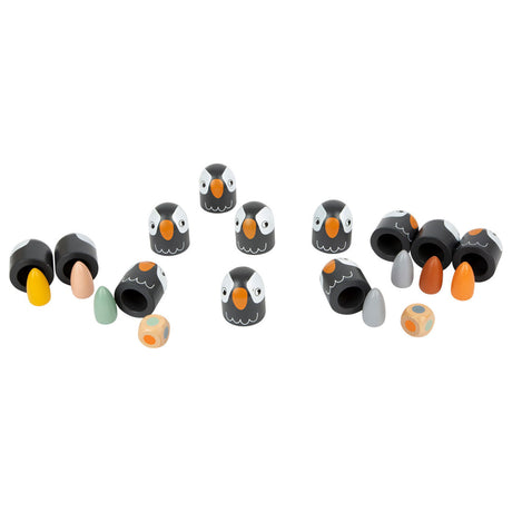 Peque de pie pequeño - Memospel de madera Pinguin, 26dlg.