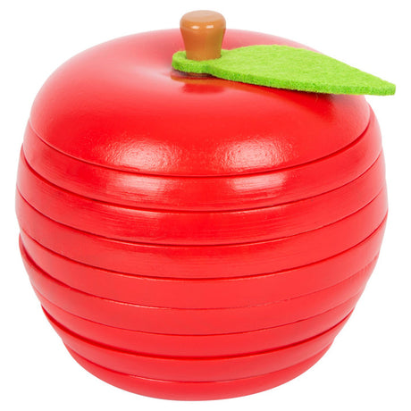 Small foot - juego de apilar de madera manzana