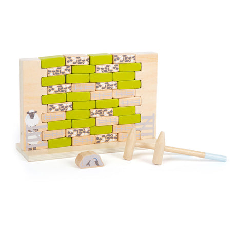 Small foot - juego de pared oscilante de madera