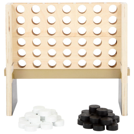 Pequeño Foot - Four on 1 Line Wood Golden Edition Game