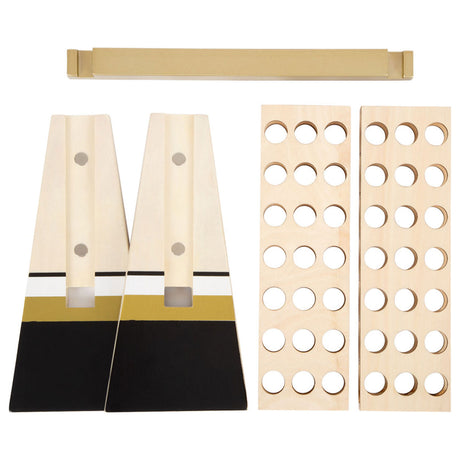 Pequeño Foot - Four on 1 Line Wood Golden Edition Game