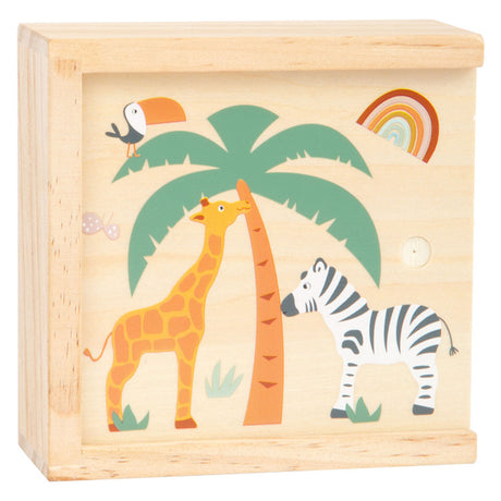 Small foot - safari de notas de madera
