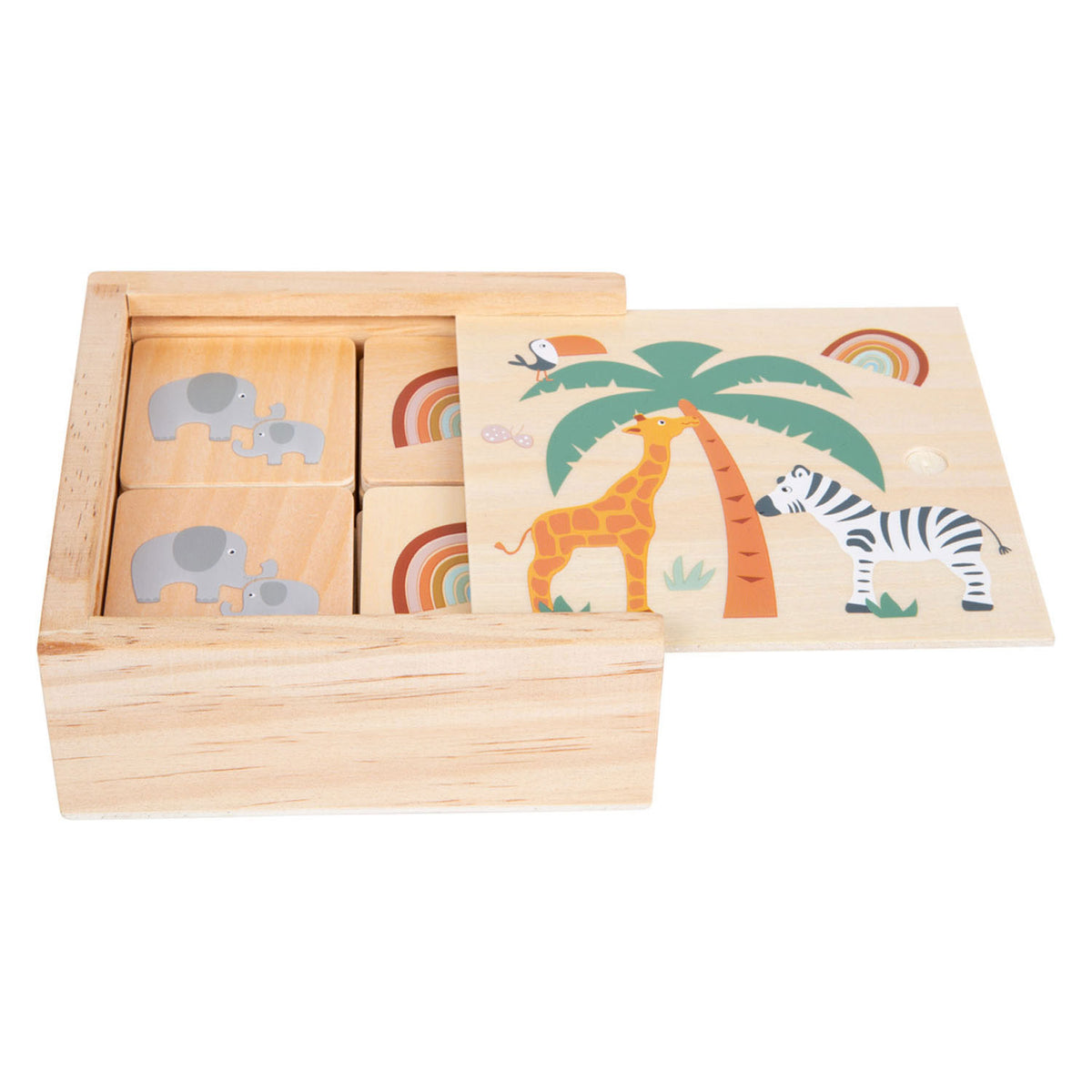 Small foot - safari de notas de madera