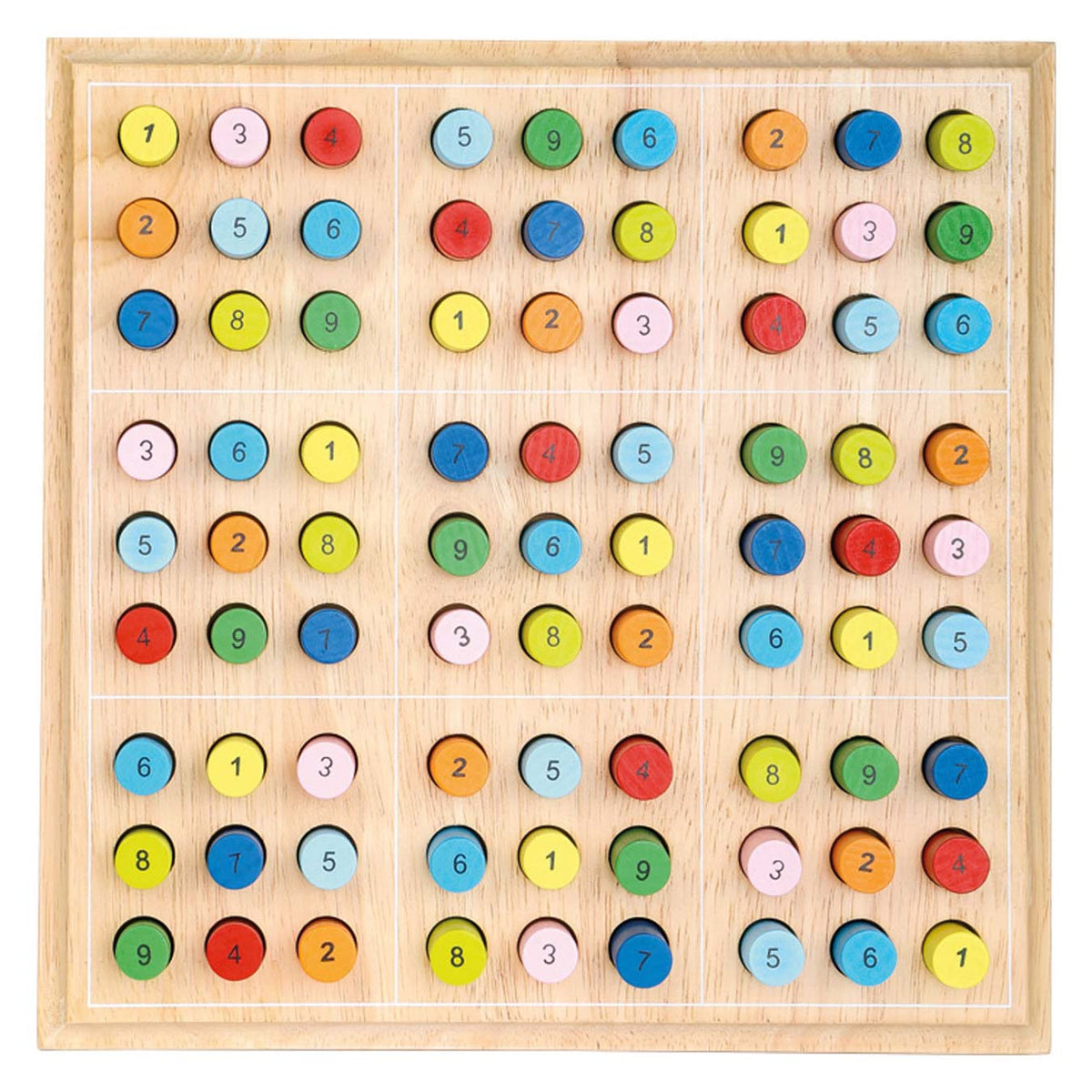 Pie pequeño - sudoku de madera