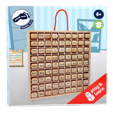 Small foot - tabla de multiplicar de madera 1x1