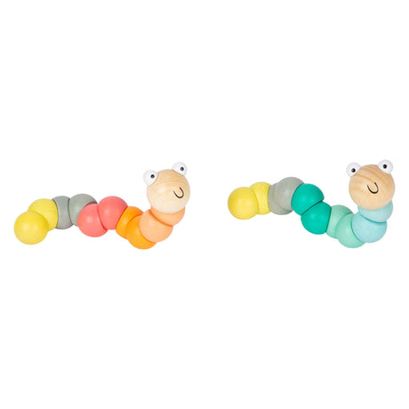 Pie pequeño - oruga de locomoción de madera pastel