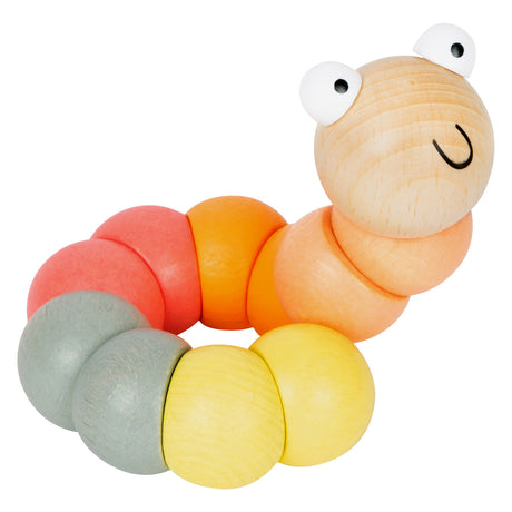 Pie pequeño - oruga de locomoción de madera pastel