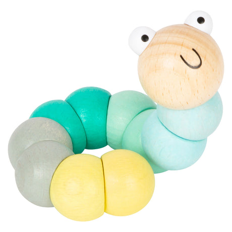 Pie pequeño - oruga de locomoción de madera pastel