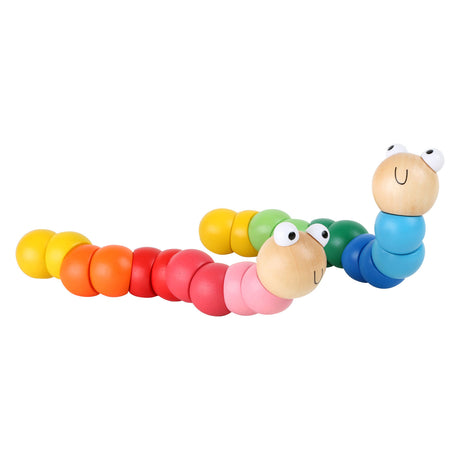 Pie pequeño - locomoción de oruga de madera