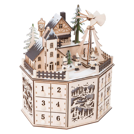 Small foot - calendario de adviento de madera Paisaje navideño