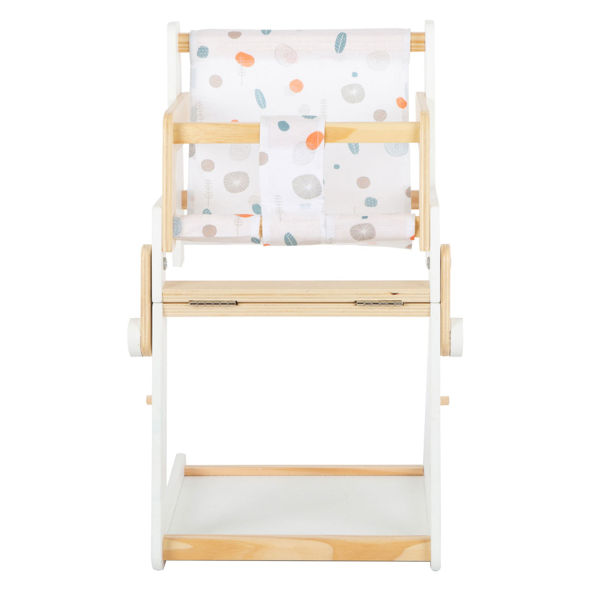 Small foot - silla de muñeca combinada de madera con botón pequeño