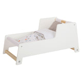 Pie pequeño - columpio de madera para cama de muñecas botón pequeño