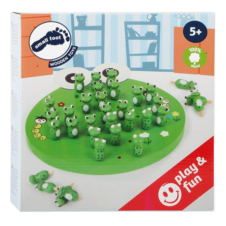 Small foot - juego de madera solitario rana