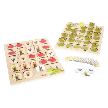 Small foot - juego de mesa de madera adivina quién