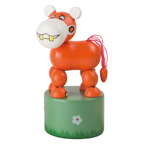Small foot - figura impresa en madera de animales salvajes, 6 uds.