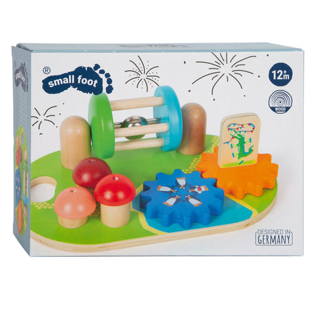 Small foot - tablero de actividades de madera para parques temáticos