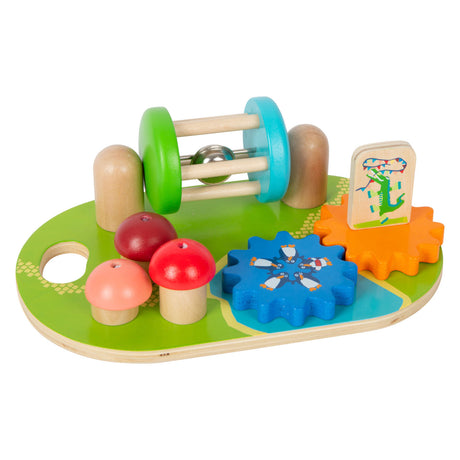 Small foot - tablero de actividades de madera para parques temáticos