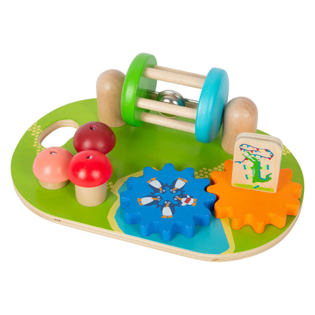 Small foot - tablero de actividades de madera para parques temáticos