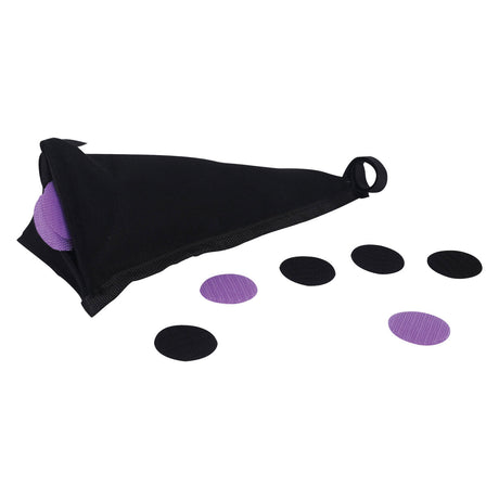 Small foot - aspirador de madera con puntos de velcro de colores, 12 uds.