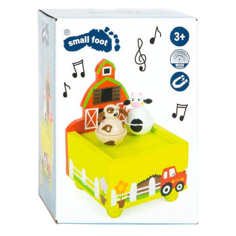 Small foot - granja de cajas de música de madera