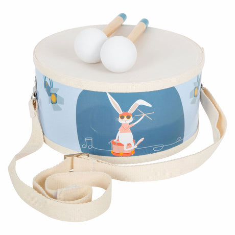 Small foot - tambor de madera con baquetas, 3 partes.