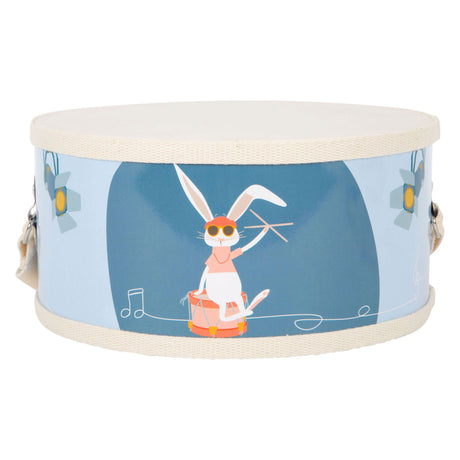 Small foot - tambor de madera con baquetas, 3 partes.