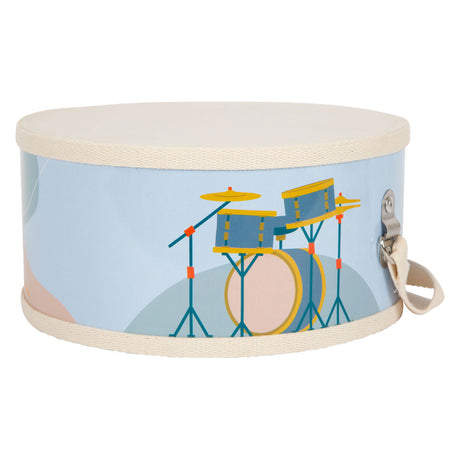 Small foot - tambor de madera con baquetas, 3 partes.