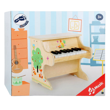Pie pequeño - piano de madera pequeño zorro