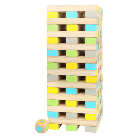 Small foot - juego de equilibrio con torre oscilante de madera xxl