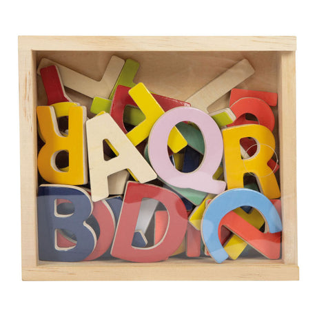 Small foot - letras magnéticas de madera color, 37 uds.