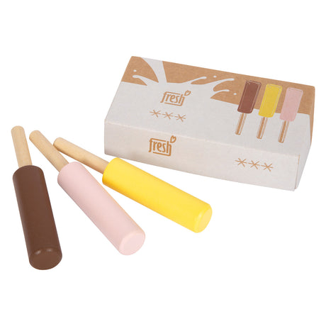 Small foot - helados de madera, 3 piezas.