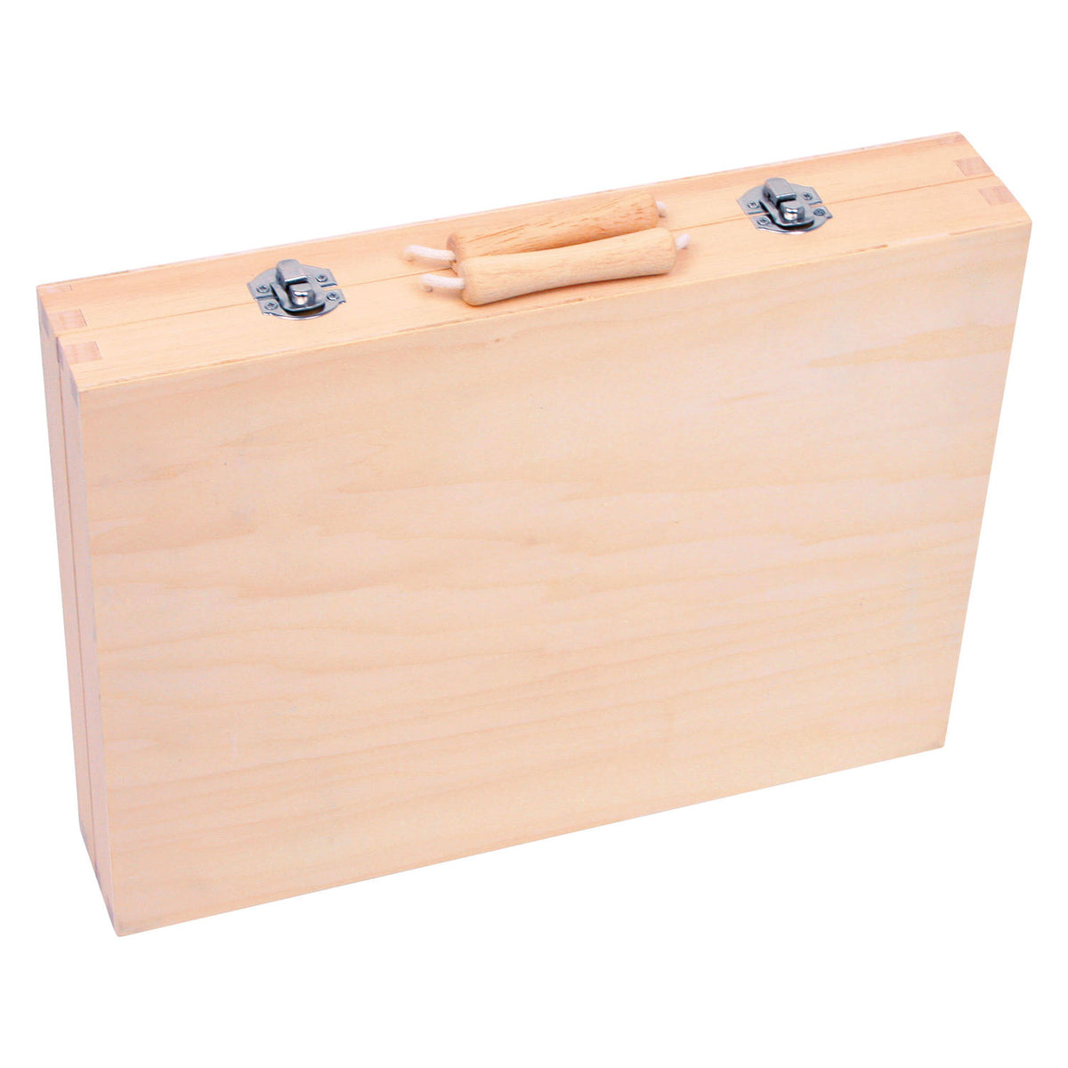 Pie de pie pequeño - caja de herramientas de madera, 13dlg.