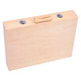 Pie de pie pequeño - caja de herramientas de madera, 13dlg.