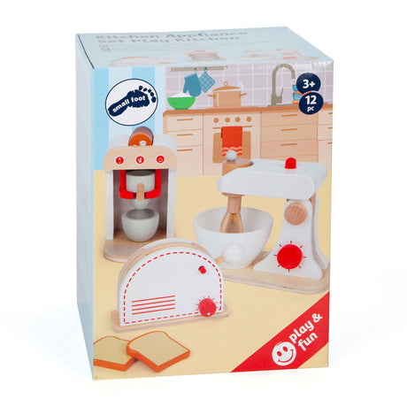Small foot - juego de utensilios de cocina de madera, juego de 3