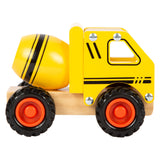 Small foot - camión de cemento de madera amarillo
