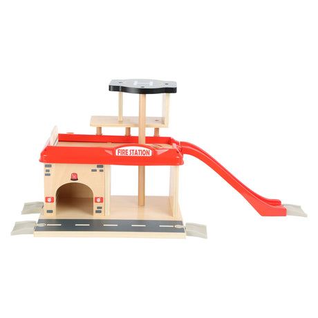 Small foot - parque de bomberos de madera con accesorios, 15 uds.