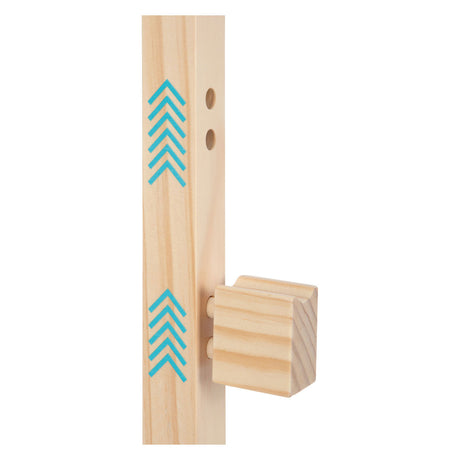 Pie pequeño - obstáculo de madera activo