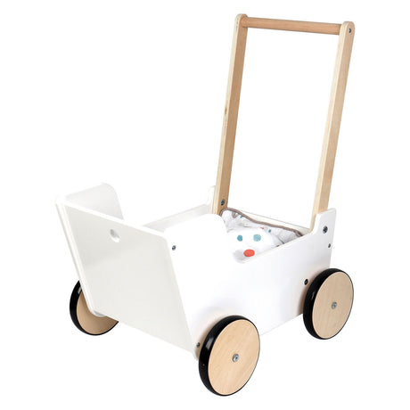 Pequeño Foot - Botón de remolque de muñeca de madera