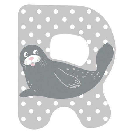 Small foot - letra infantil animal de madera - r