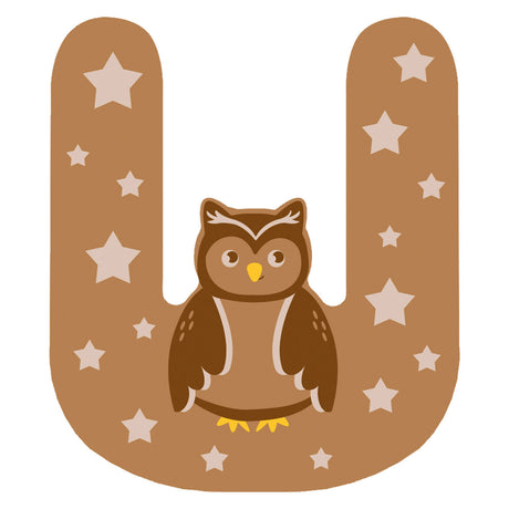 Small foot - letra infantil animal de madera - u