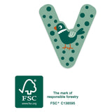 Small foot - carta infantil animal de madera - v